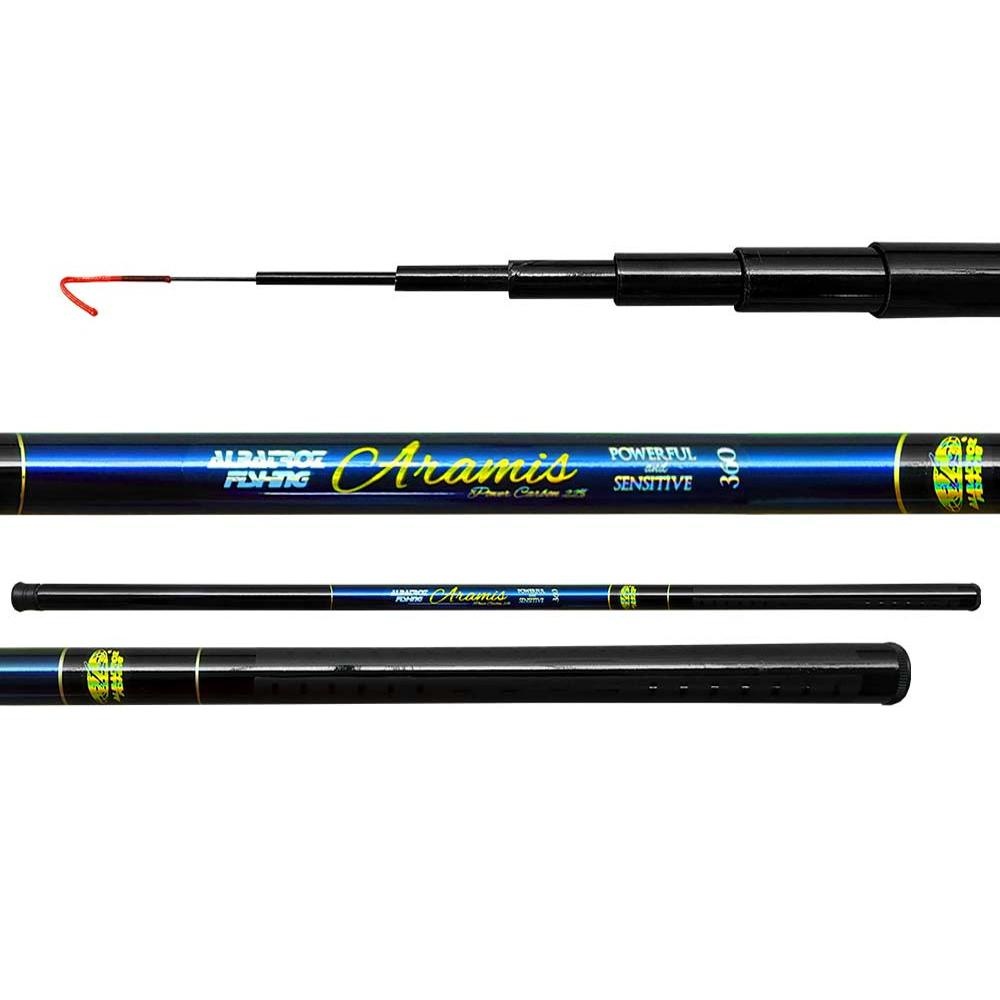 Vara Telescópica Aramis 3,60m: A Escolha do Pescador!