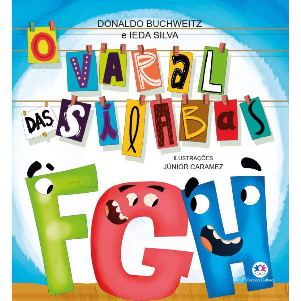 Varal das Sílabas F, G, H: Aprender a Ler Brincando!
