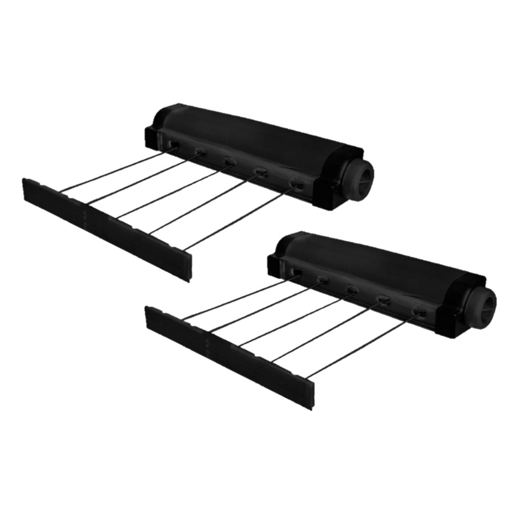 Varal Retrátil Rotoflex: Kit com 2 para Economizar Espaço!