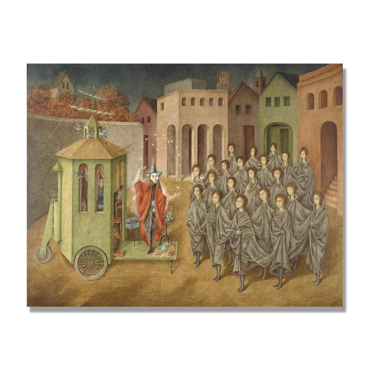 Pôster Impresso em Tela - O Mágico por Remedios Varo - Arte Abstrata Moderna 80x105cm