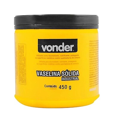 Vaselina Sólida Industrial 450g Vonder – Desmoldante e Lubrificante Profissional