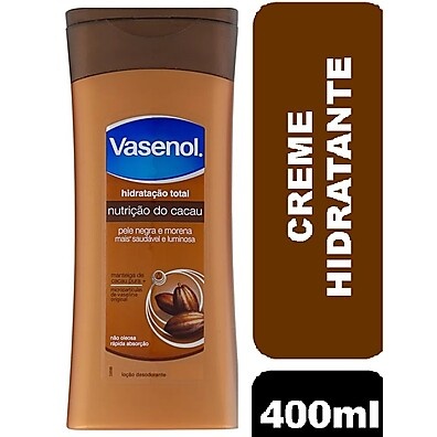 Vasenol Cacau 400ml: Hidratação Profunda e Luminosidade ✨