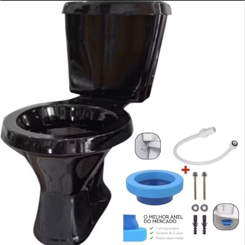 Vaso Sanitário Preto: Elegância e Economia