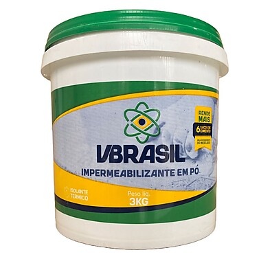 VBrasil Impermeabilizante 3kg: Pare Infiltrações!