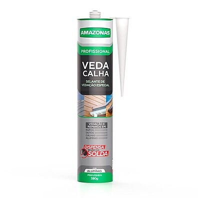 Veda Calha 280g Alumínio: Vedação Perfeita Sem Solda