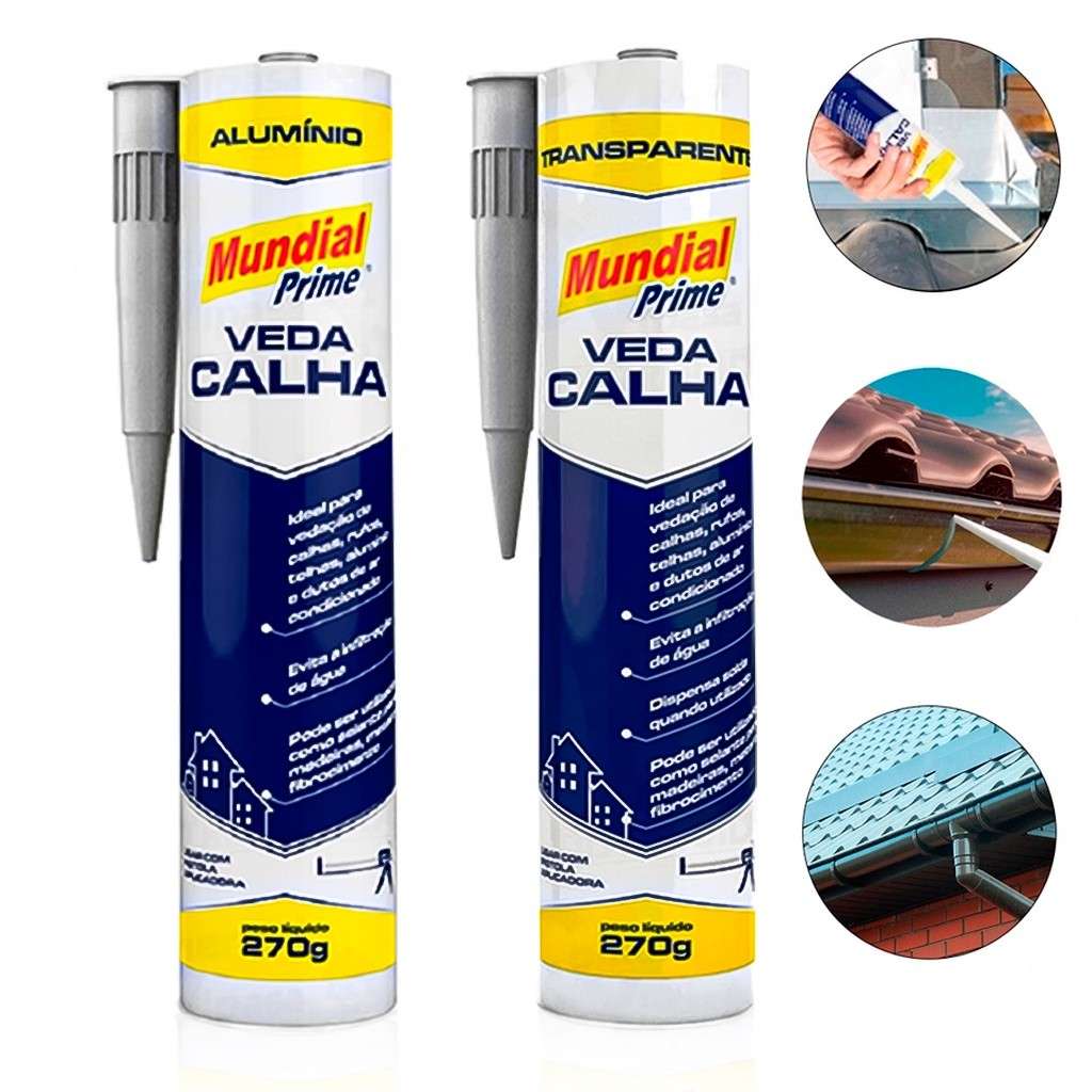 Veda Calha Profissional: Selante 270g Impermeável