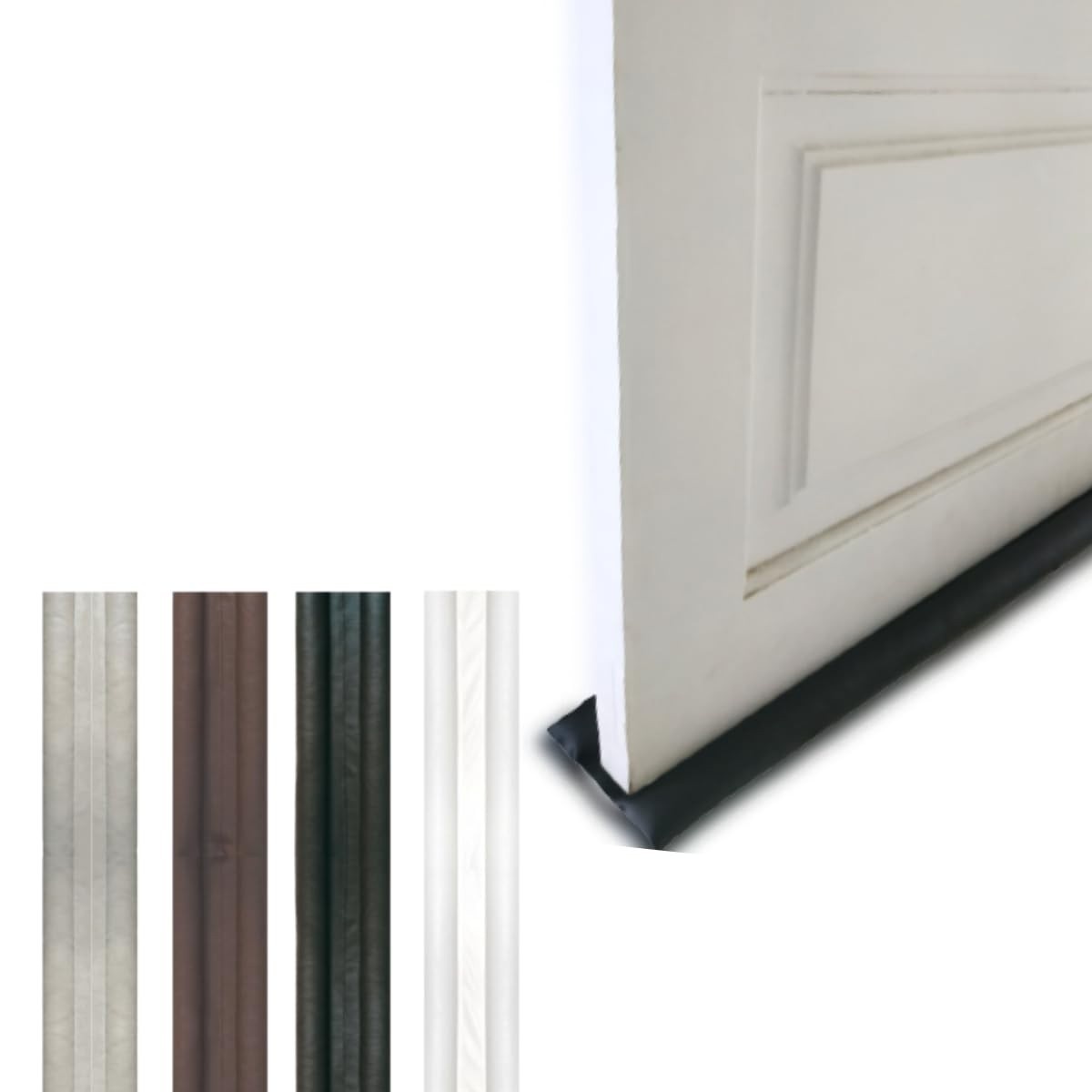 Veda Fresta Courino Impermeável para Portas (100-130cm) - Proteção Total Contra Insetos e Poeira
