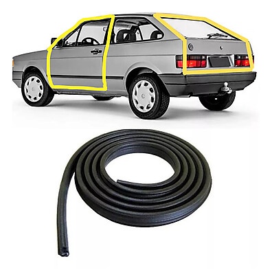 Vedação Gol G1: Kit Borrachas Portas e Mala