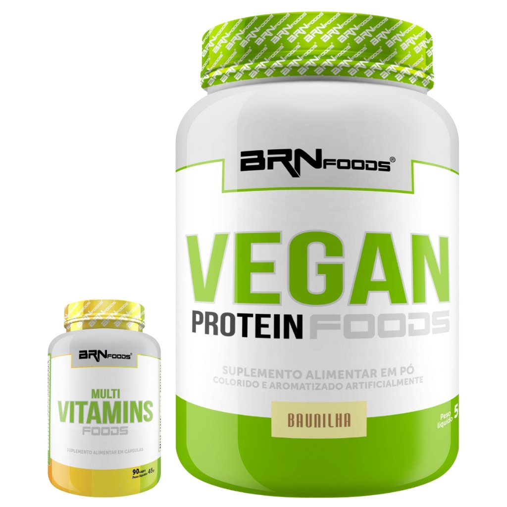 Vegan Protein: Kit Proteína Vegana + Multivitamínico