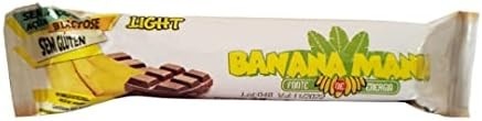 Bananinha Com Chocolate Vegano Sem Lactose Sem Glúten Sem Adição de Açúcar 20 Und de 28g - Banana Mania