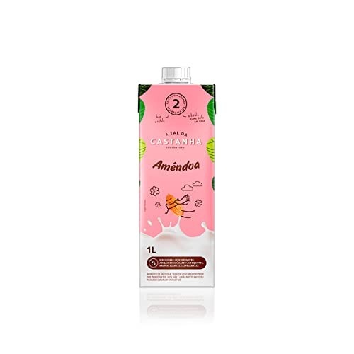 Leite Vegetal Amêndoa Sem Glúten 1L A Tal Da Castanha 100% Natural
