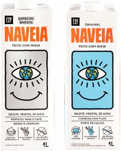 Kit 2 Bebida Vegetal Naveia: Original, Barista