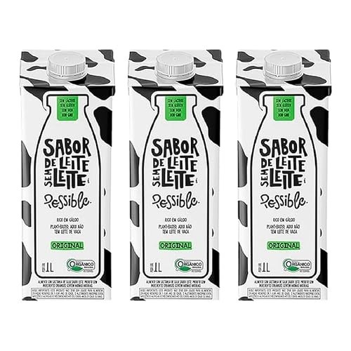Kit 3X: Leite Vegetal de Castanha de Caju Original Orgânico Possible 1L