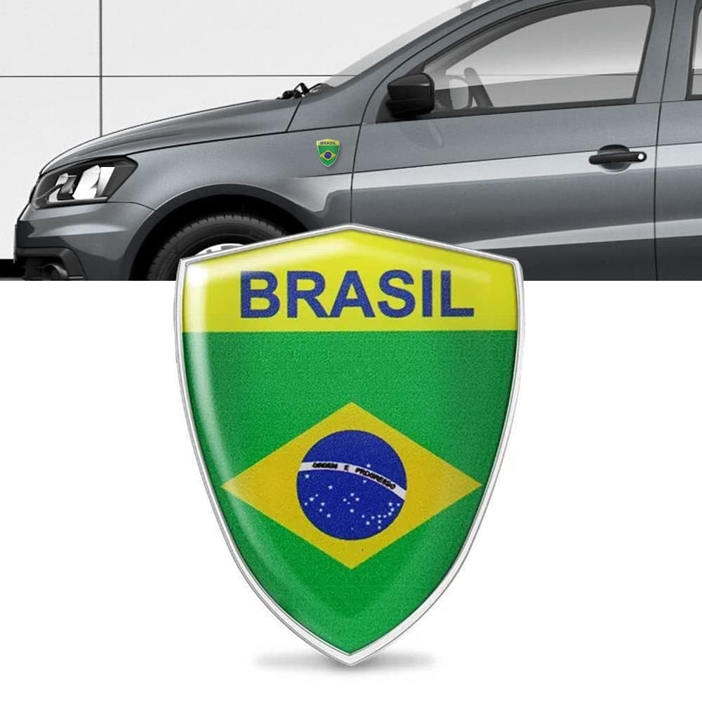 Adesivo Resinado Emblema Cromado Países Universal - Destaque seu Veículo com Estilo!