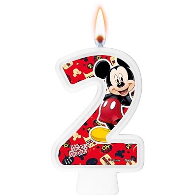 Vela de Aniversário Mickey: Festa Mágica!