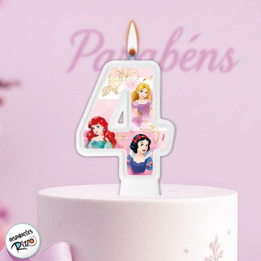Vela Princesas Disney N°4: Festa Mágica!