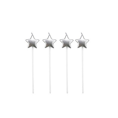 Vela Silver Estrela Prata – Decore com Estilo!