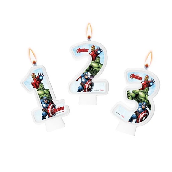 Vela Vingadores: O Número Perfeito para Sua Festa!