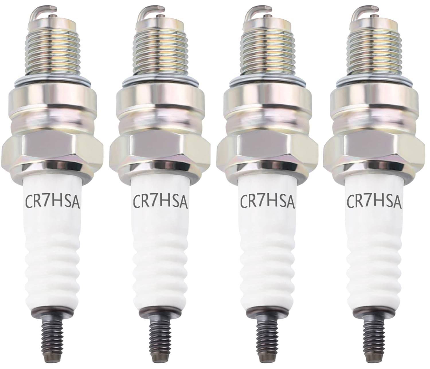 Kit 4 Velas de Ignição A7RTC Compatível CR7HSA - Potencialize Sua Moto GY6 50cc a 150cc