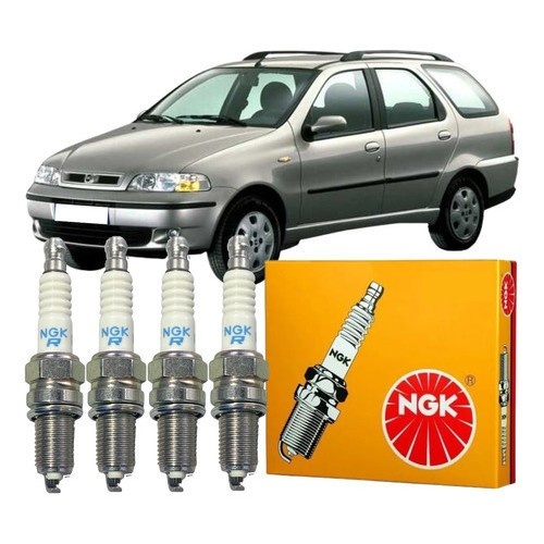 Velas de Ignição NGK: Kit 4 Palio, Siena e Doblo