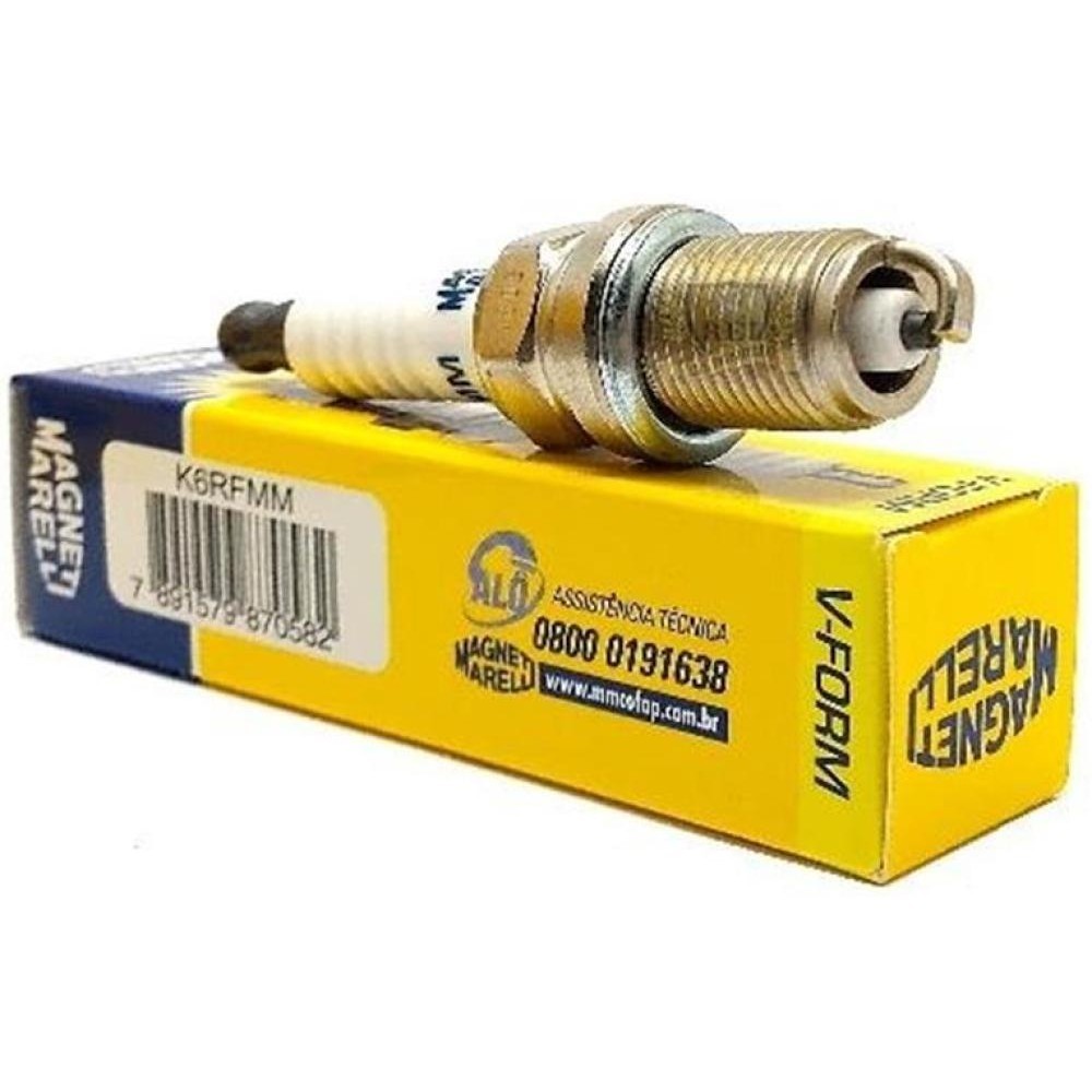 velas-de-ignicao-uno-kit-4-magneti-marelli-k6rfmm