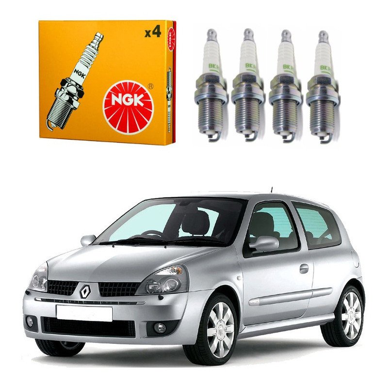Velas NGK Clio 1.0 8V (2003-2008): Potência e Economia