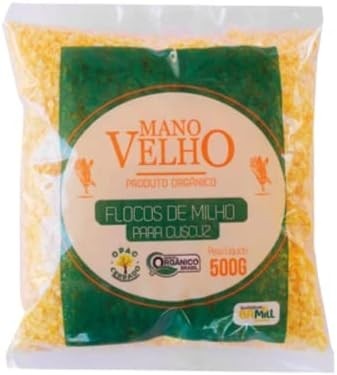 Kit 3X: Flocos de Milho Orgânico Mano Velho 500g