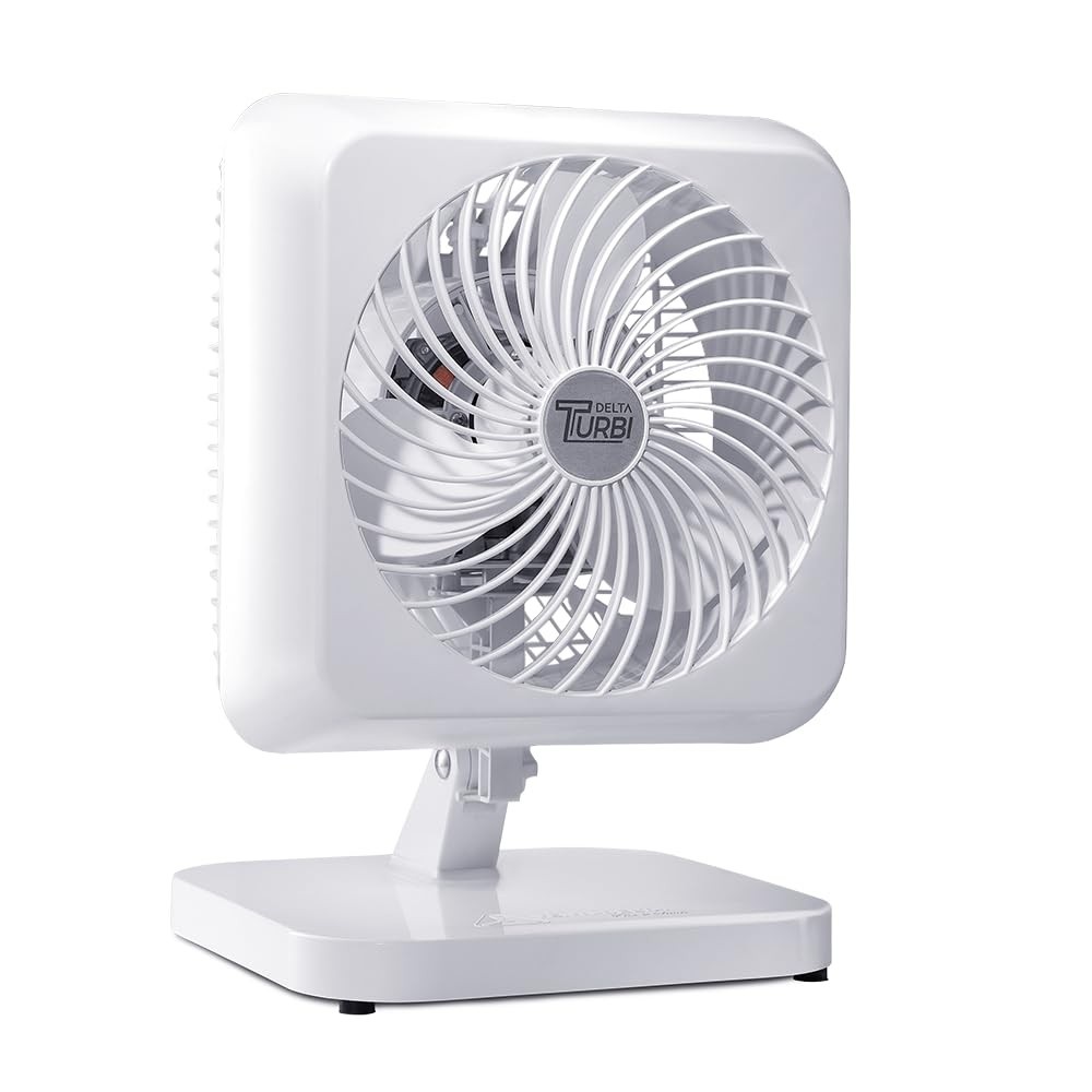 Ventilador Oscilante 2 em 1 Venti-Delta Turbi 30cm Mesa ou Parede 3 Velocidades Branco