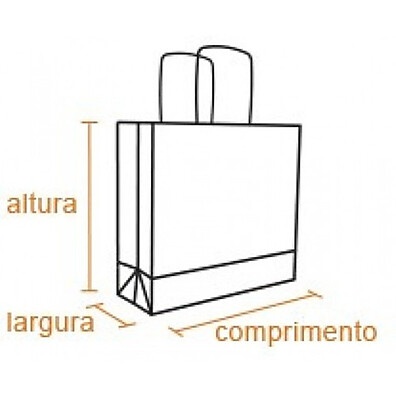 Sacola de Papel Kraft Grande: Ideal para Suas Vendas!