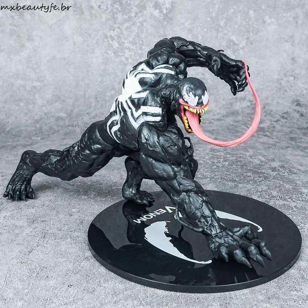 Venom Carnage Figura de Ação – Detalhe Premium em PVC
