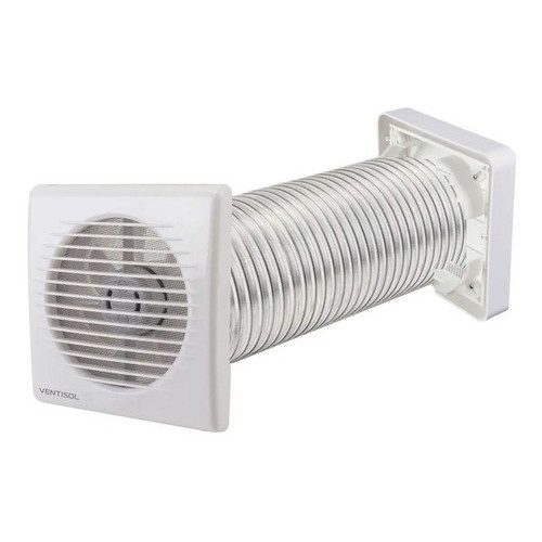 Ventilação Eficaz: Kit Exaustor + Veneziana Ventisol
