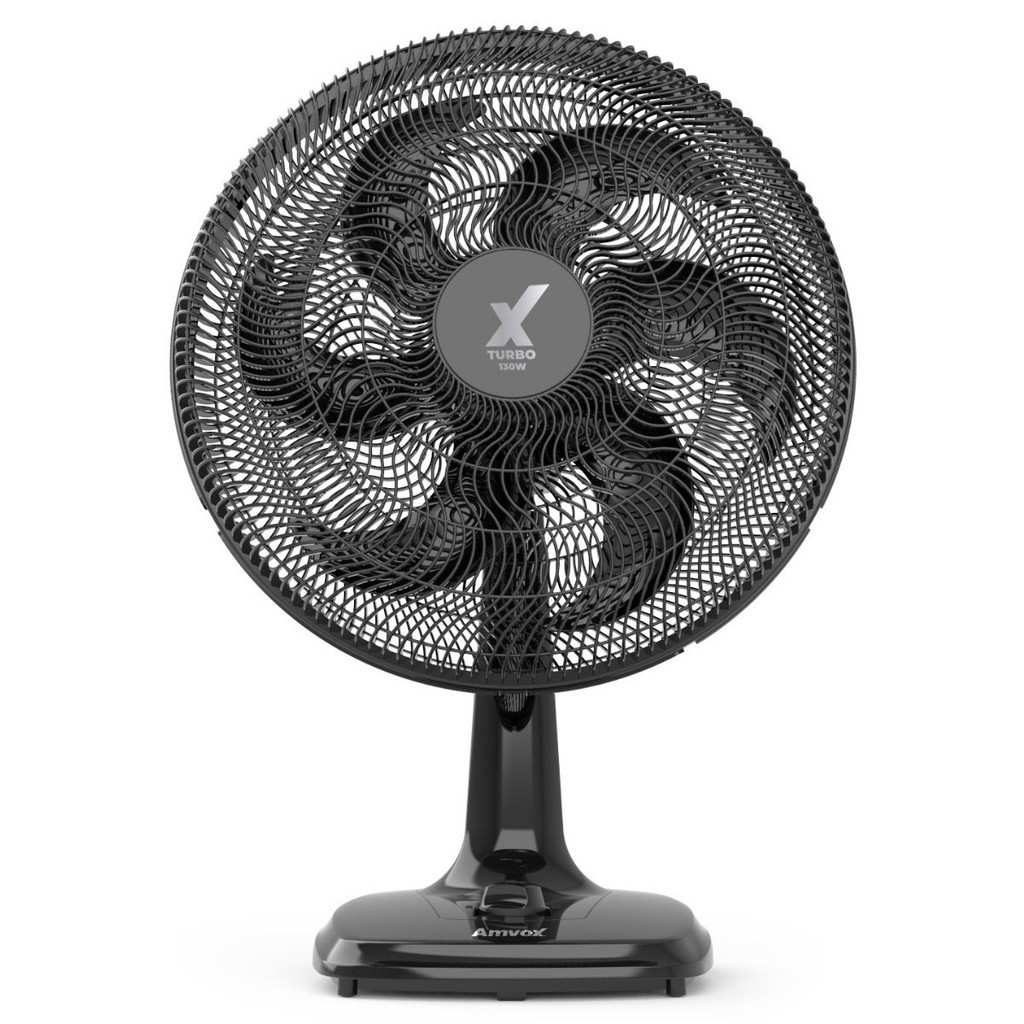 Ventilador Amvox 50cm Turbo: Refresque com Potência!