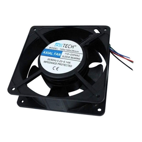 Ventilador Cooler 120x120x38mm 110V/220V: Resfriamento Potente e Silencioso