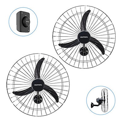 Ventilador de Parede 200W Ventisol – Potência e Conforto para Grandes Ambientes