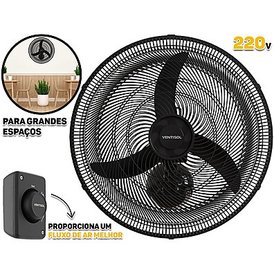 Ventilador de Parede 50cm Ventisol: Refresque seu Espaço!