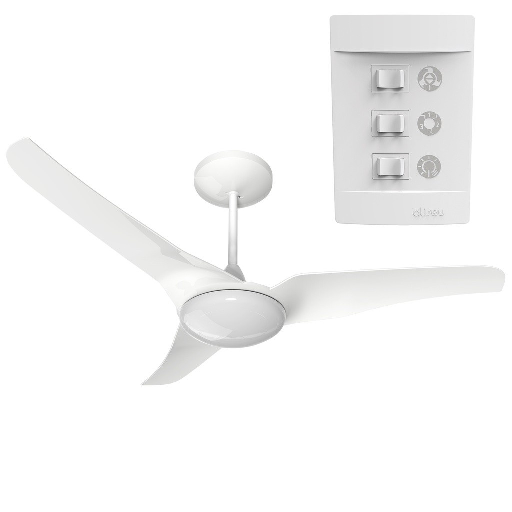 Ventilador de Teto Aliseu Slim: Silêncio e Design