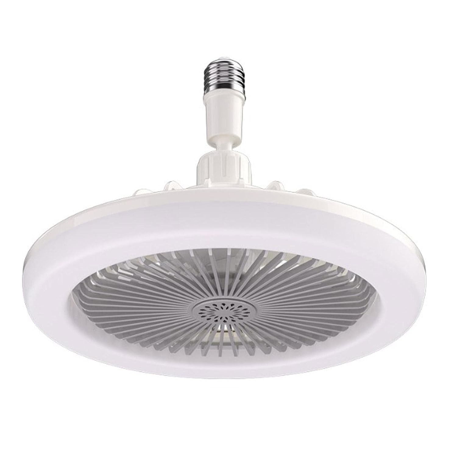 Ventilador de Teto Silencioso com Luz LED Regulável em 3 Cores - Controle Remoto e Design Moderno