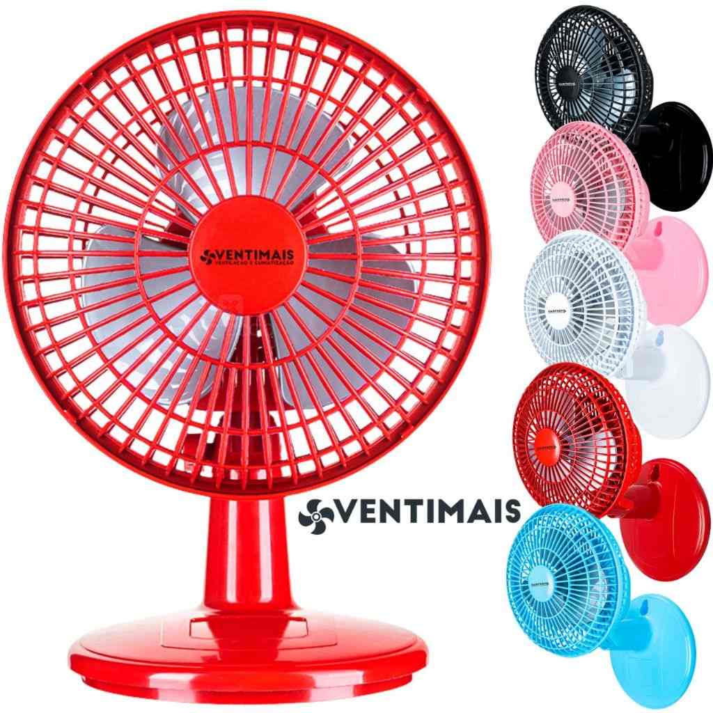 Ventilador Mini Turbo Silencioso 20cm – Portátil e Prático para Qualquer Ambiente!