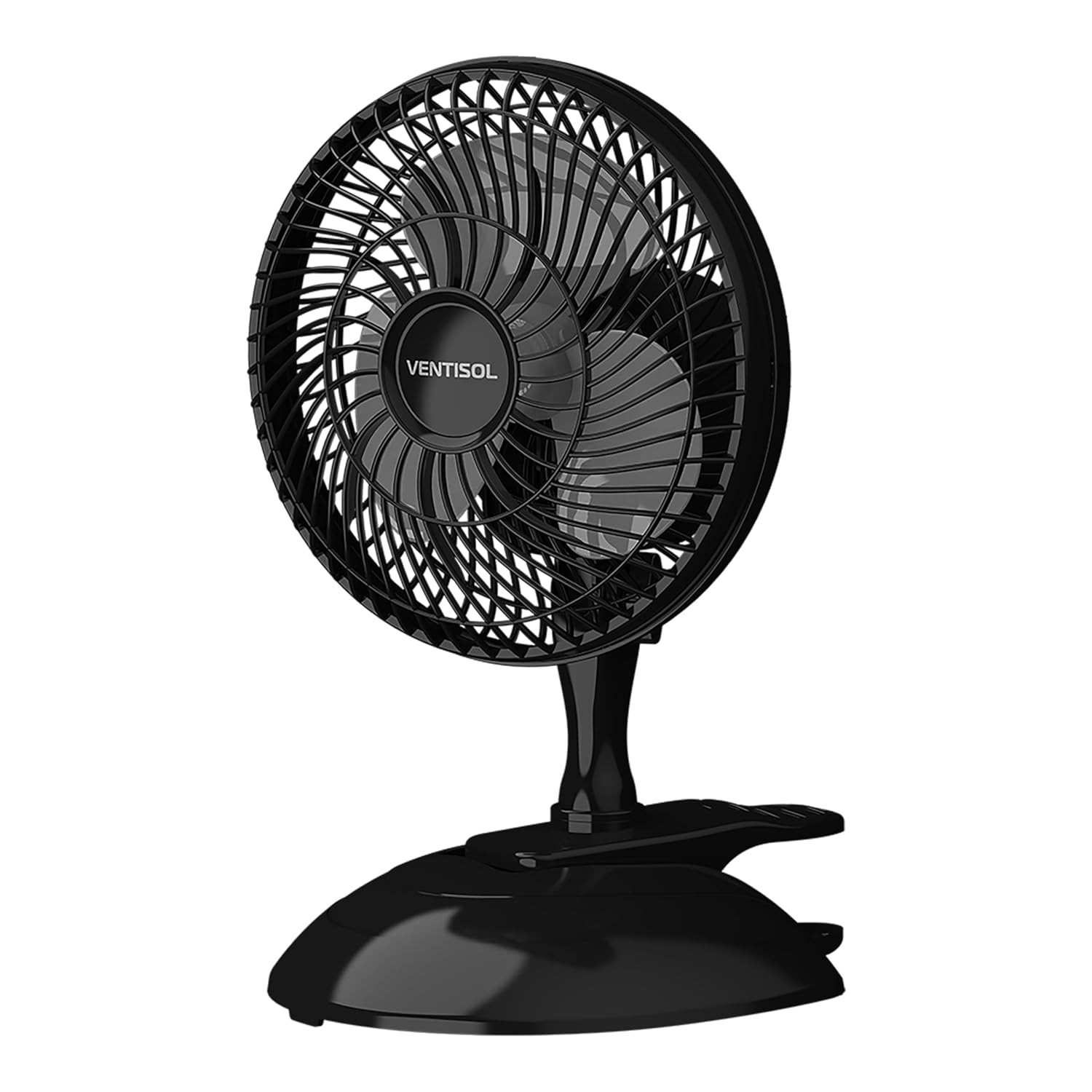 Micro Ventilador 20cm Black VentiSol 127V - Potente e Compacto para Ambientes Pequenos