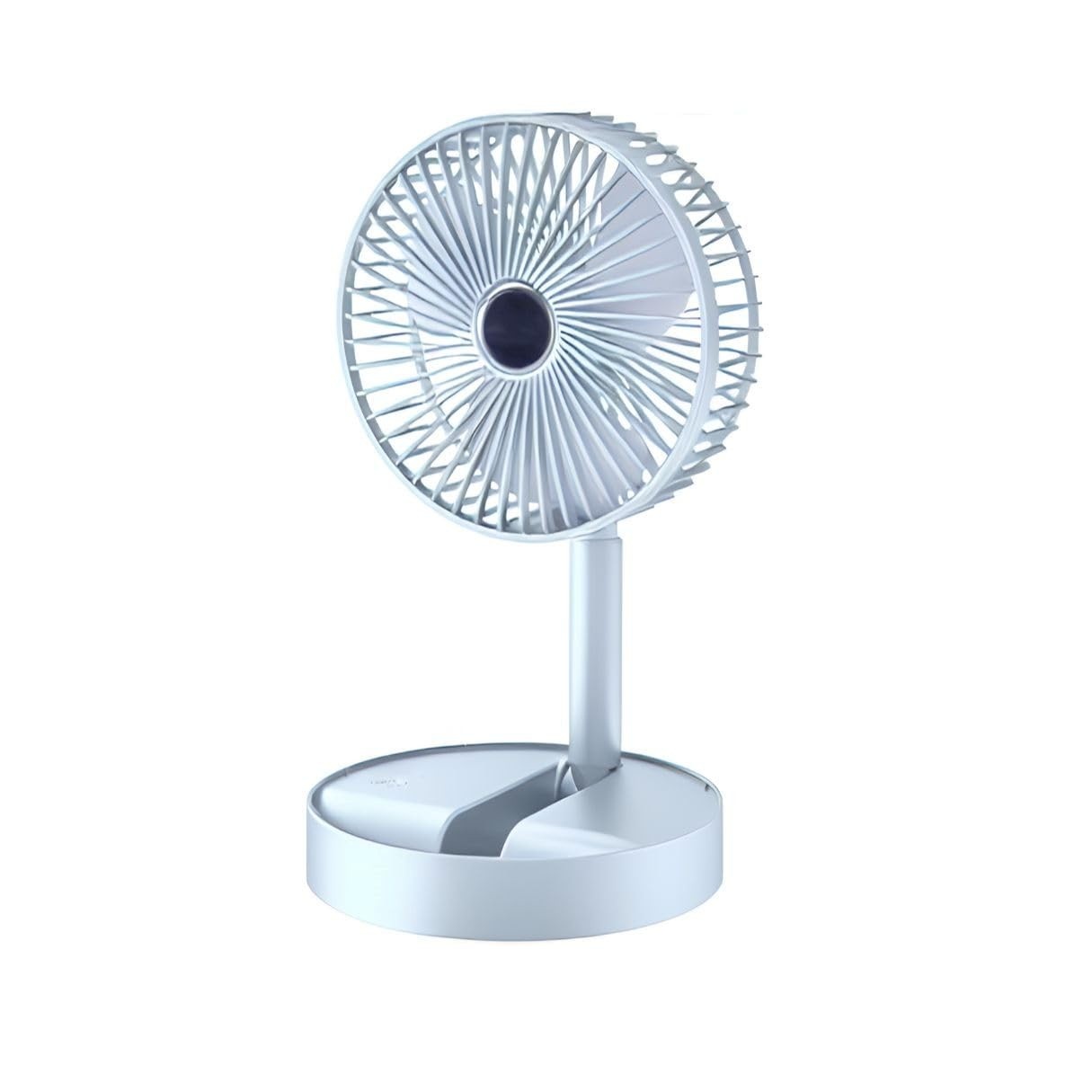 Ventilador Portátil Dobrável USB com 3 Velocidades e Bateria Recarregável - Ideal para Escritório e Home Office