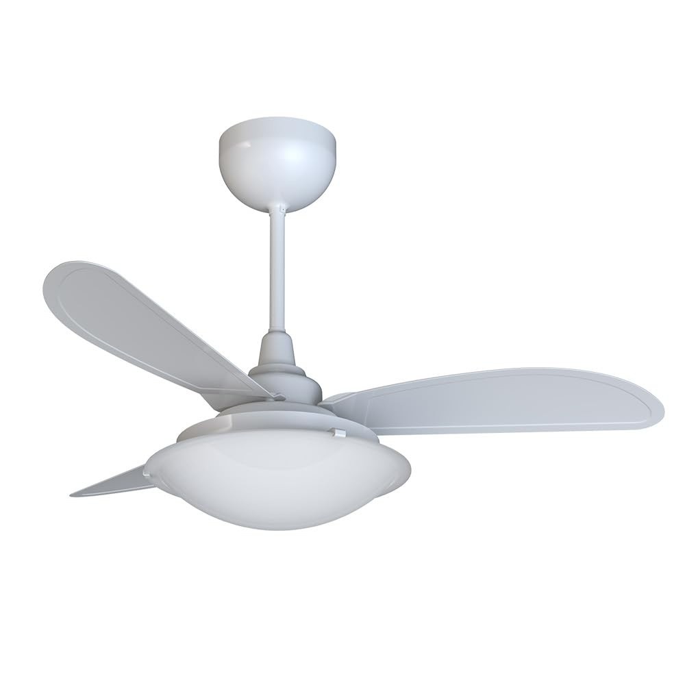 Ventilador de Teto Ventisol Sunny Branco 127V com Controle Remoto – Conforto Inteligente para Ambientes Modernos