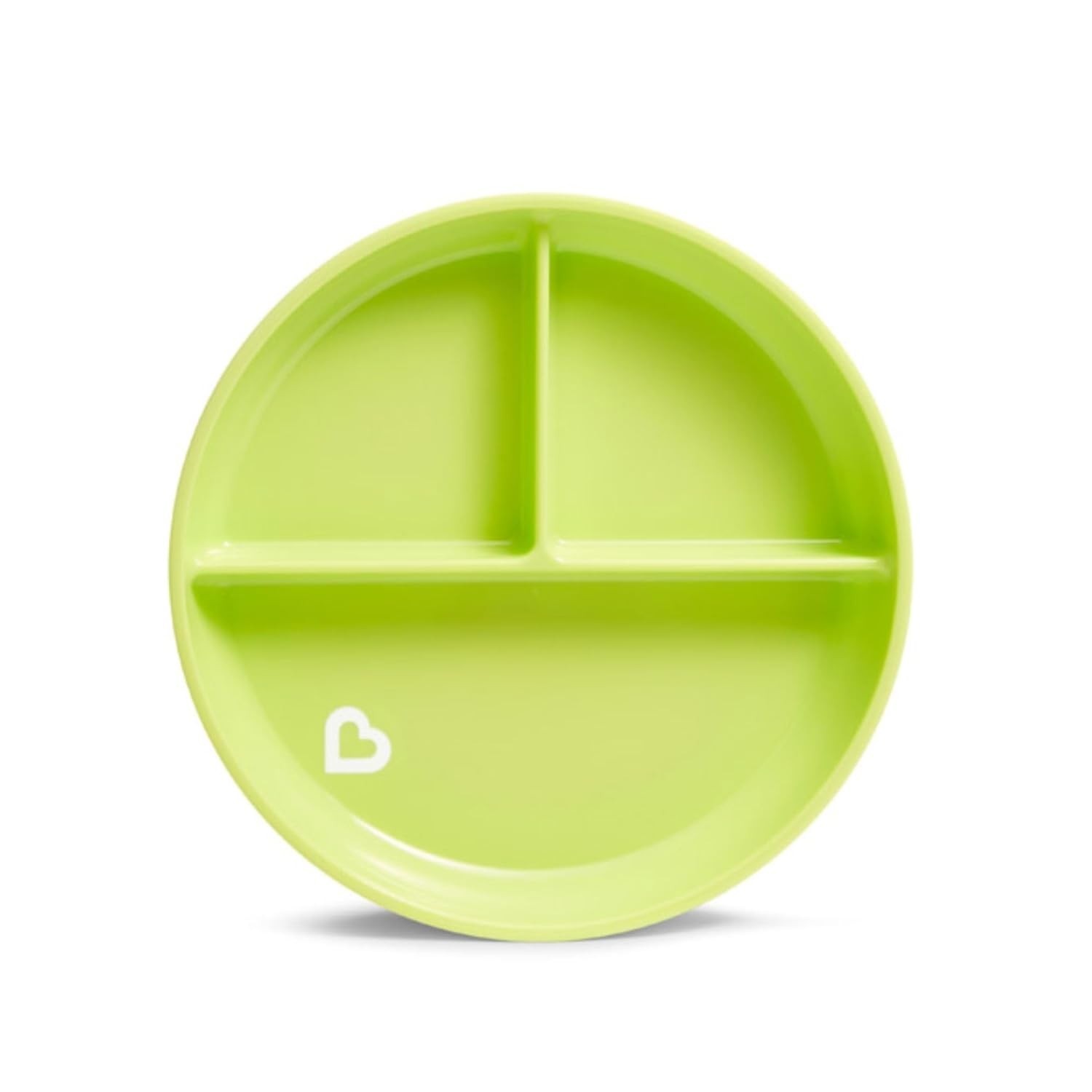 Prato com Ventosa Verde Munchkin - Segurança e Diversão na Alimentação Infantil