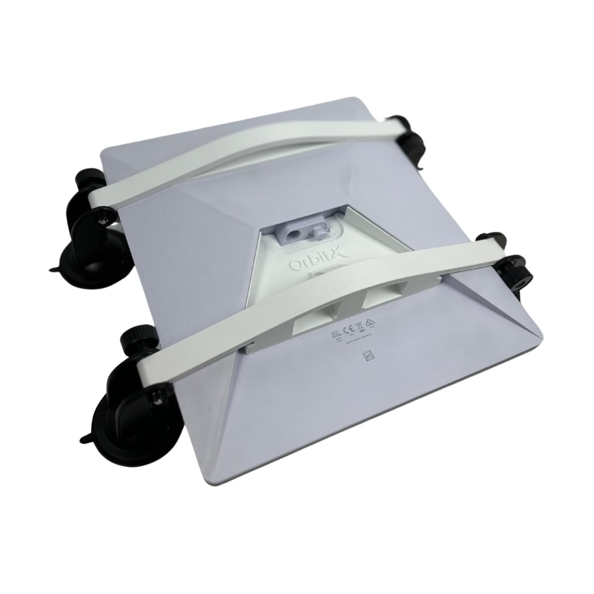 OrbitX Starlink Mini: Suporte Veicular com 4 Ventosas Ultra Fortes (88mm) - Mobilidade e Segurança