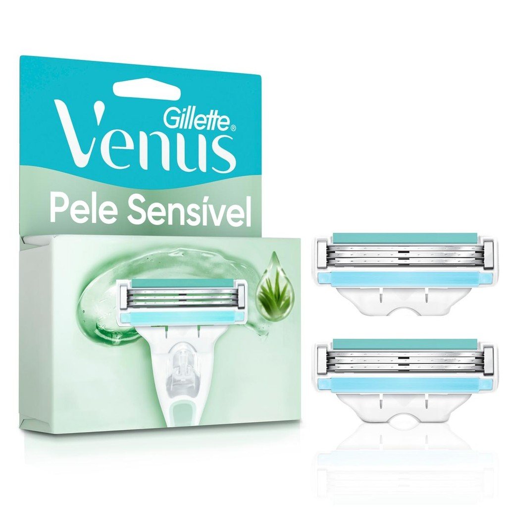 Venus Pele Sensível: Refil 2 Unidades