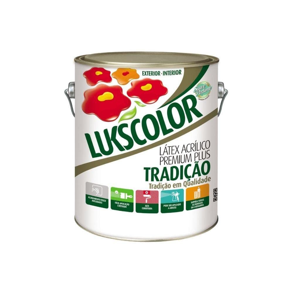 Tinta Latex Acrilica Verde Primavera 3,6l Lukscolor