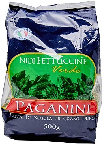 Macarrão Fettuccine Nidi Verde Paganini 500g