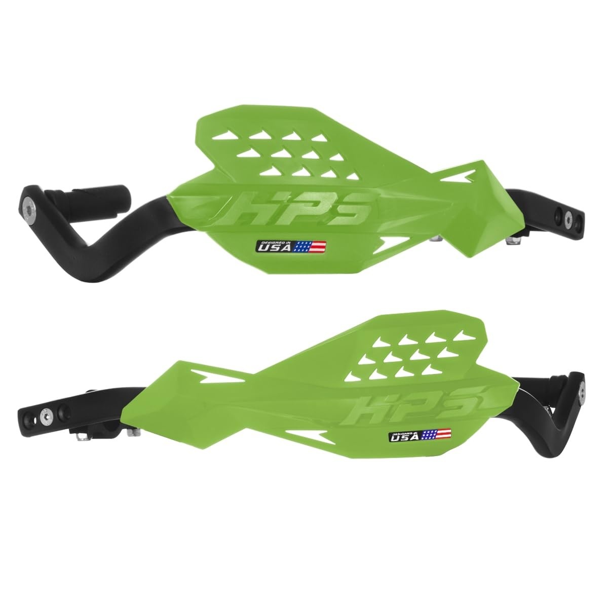 Protetor de Mão Alumínio Pro Tork HPS 2 Verde: Segurança e Estilo para Sua Moto!