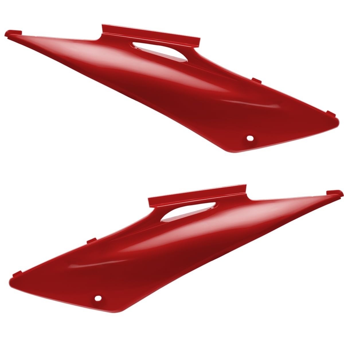 Tampa Lateral Vermelha Caucaia para Honda Bros 150 (2009/10 e 2013) - Estilo e Proteção Original