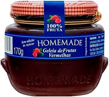 Geleia de Frutas Vermelhas Homemade 170g