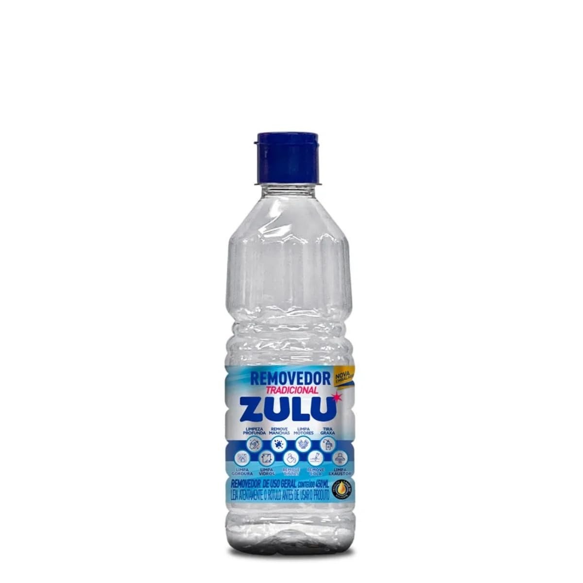Zulu Removedor Tradicional 450ml - Limpeza Profunda e Versátil para Casa e Trabalho